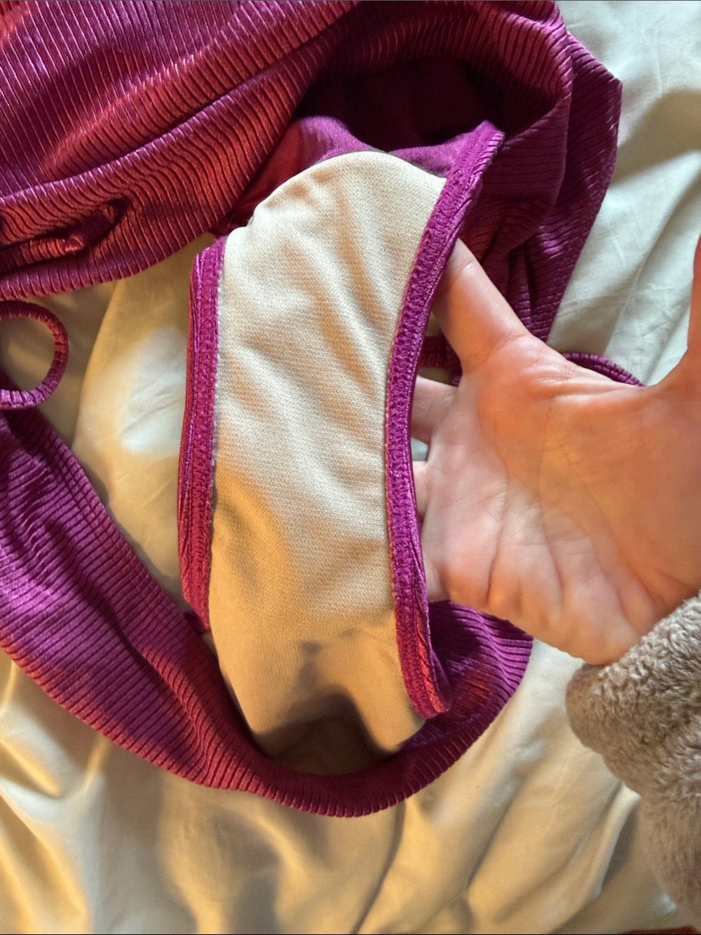 Pour Moi bikini set size large (14) bottoms and 36DD top in good used condition - Picture 4 of 9